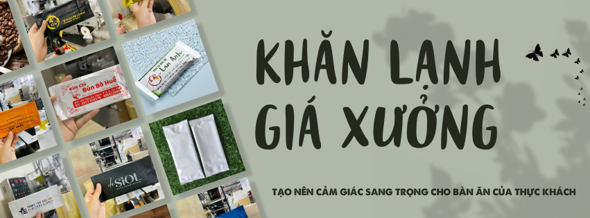 Khăn lạnh giá tại xưởng - in ấn và...
