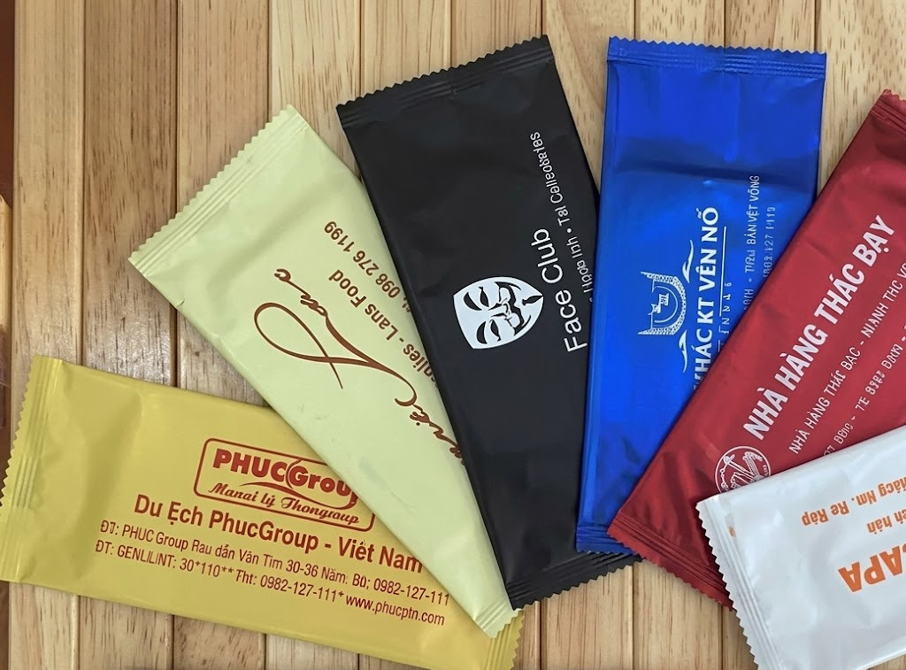 In Khăn Lạnh Theo Yêu Cầu Cho Quán Cafe Giá Rẻ